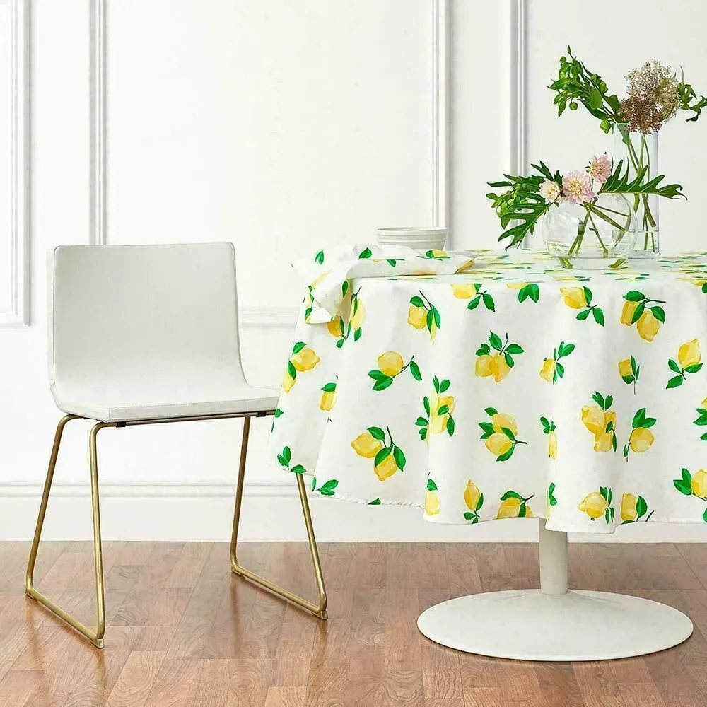 kate spade Make Lemonade Fabric Tablecloth 70